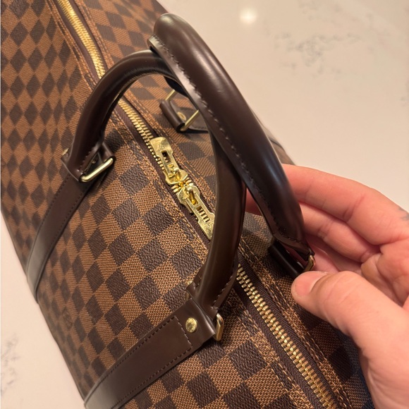 Louis Vuitton Damier Ebene Keepall Bandouliere 55 boston bag - Picture 6 of 16
